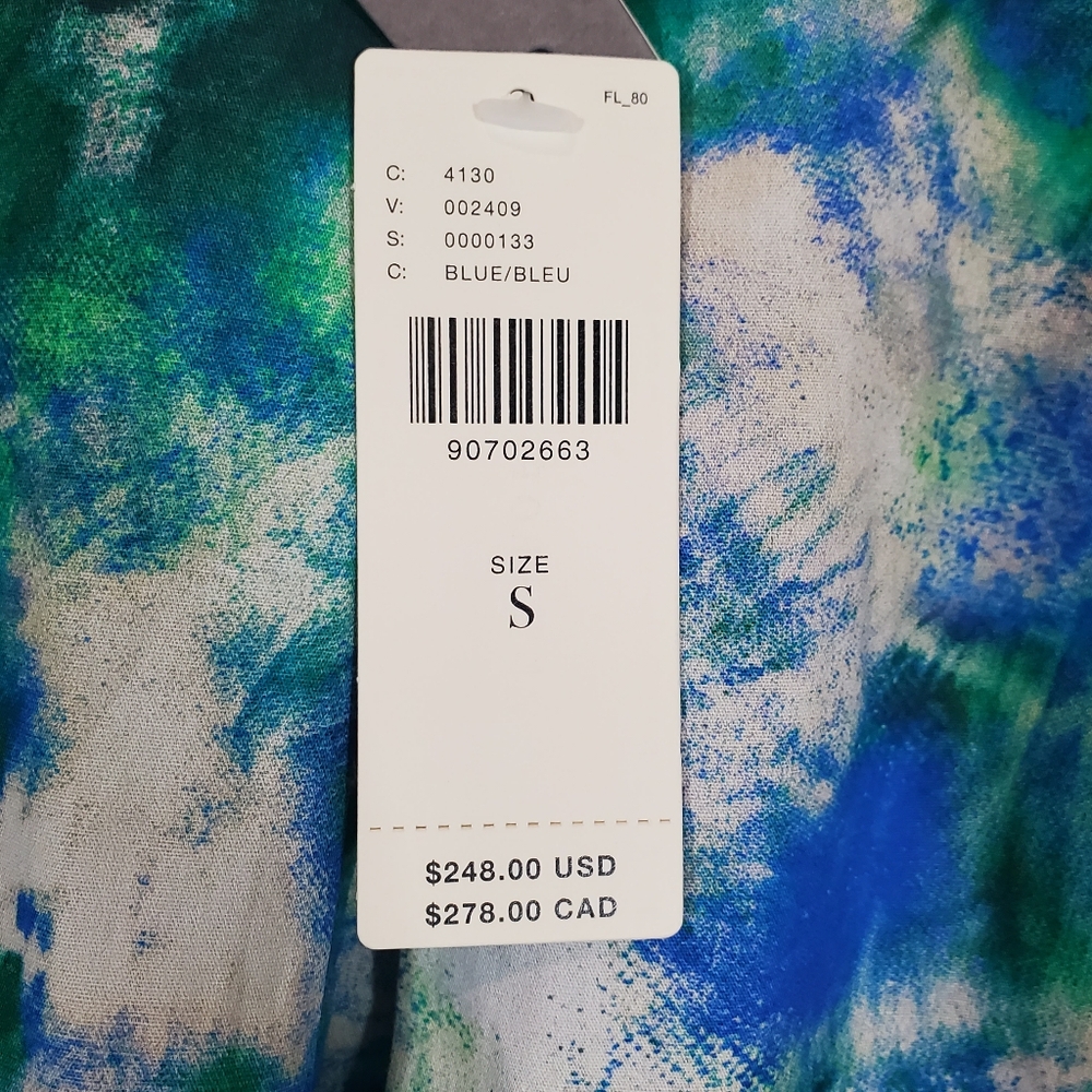 Anthropologie Corey Lynn Calter Boho Cotton V-Neck Relaxed Ruffle Midi Dress S - Picture 7 of 17